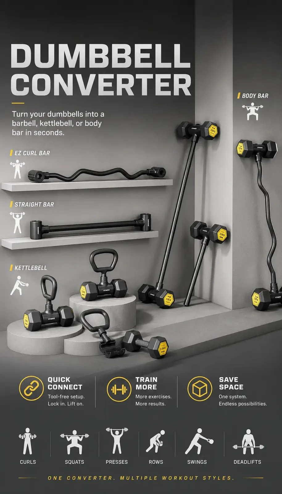 Dumbbell Converter System